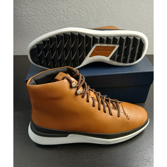 Wolf & Shepherd Other - Wolf and Shepherd Crossover Hiker WTZ Honey White Leather Boots Mens 9.5